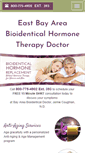 Mobile Screenshot of bayareabioidenticaldoctor.com