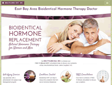 Tablet Screenshot of bayareabioidenticaldoctor.com